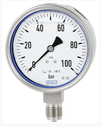 wika壓力表型號怎么看量程？